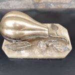 Körte formájú ezüstözött ékszertartó